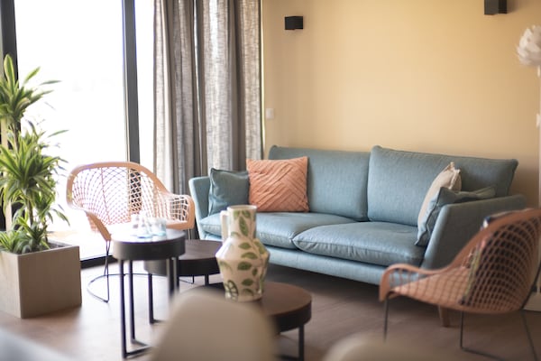 Moderne gelijkvloerse lodge in autovrij Resort Gulpen voor 6 personen - thumbnail 1