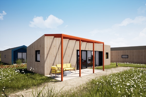 Toegankelijke strandlodge in Callantsoog: 500m van zee, huisdieren welkom - thumbnail 1