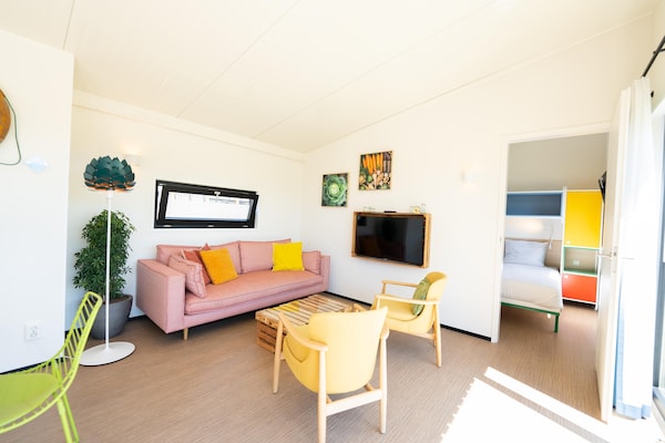 Toegankelijke strandlodge in Callantsoog: 500m van zee, huisdieren welkom - thumbnail 2