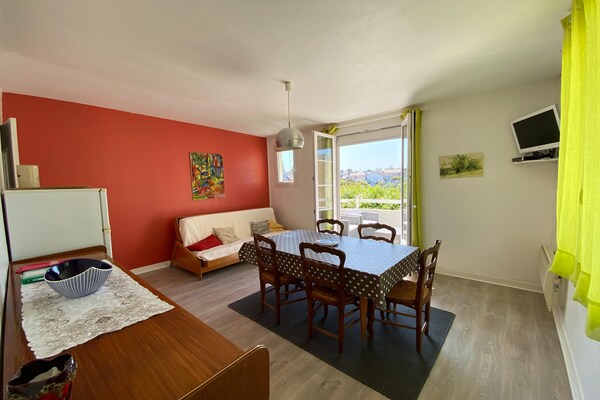Strandappartement met dakterras direct aan de boulevard van Arromanches - thumbnail 2