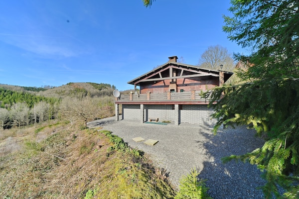 6-persoons chalet met hottub en Ourthe-uitzicht in Beffe - thumbnail 2