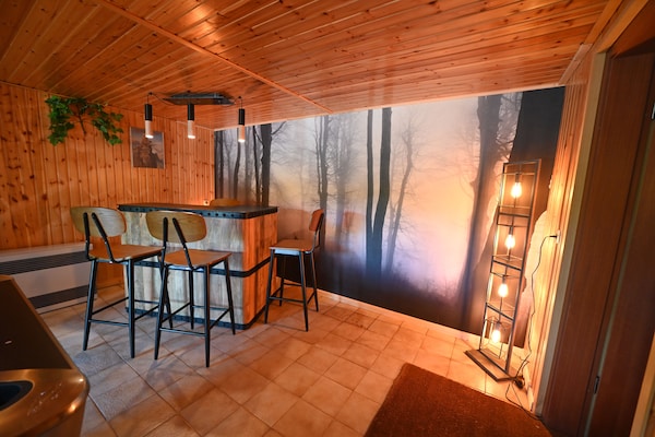 6-persoons chalet met hottub en Ourthe-uitzicht in Beffe - thumbnail 6