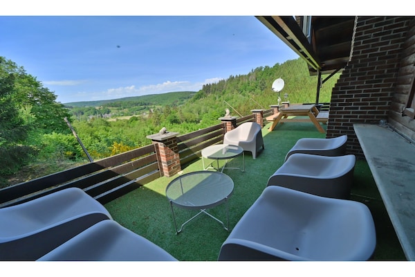 6-persoons chalet met hottub en Ourthe-uitzicht in Beffe - thumbnail 3