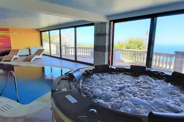 Ruime villa met panoramisch uitzicht, privézwembad en bubbelbad bij Gioiosa Marea - thumbnail 2