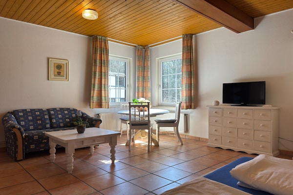 Knus appartement bij de Heidesee in Faßberg met zwembad en sauna - thumbnail 2