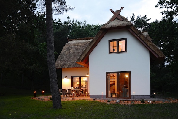 Kranichnest: Vrijstaand vakantiehuis met sauna aan de lagune van Usedom - thumbnail 4