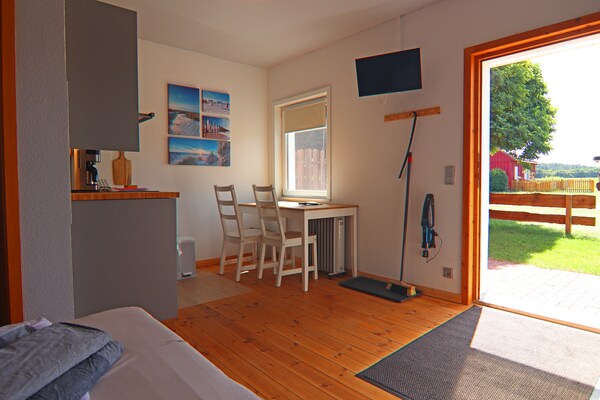 Op 300 m van het meer: Knus appartement voor 2 personen in Mirow - thumbnail 4