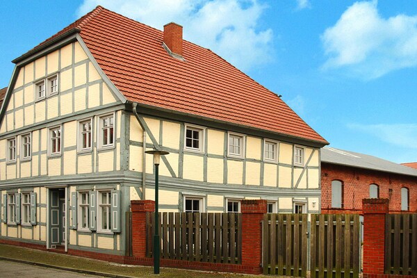 Ecologisch vakwerkhuis Rosenhof aan de Löcknitz bij Lenzen – 250m² voor 8 personen - thumbnail 1