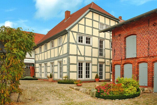Ecologisch vakwerkhuis Rosenhof aan de Löcknitz bij Lenzen – 250m² voor 8 personen - thumbnail 2