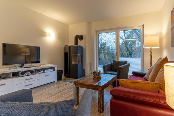 Doppelhaus Piratengold: modern vakantiehuis met sauna, haard en tuin in Ording - thumbnail 2