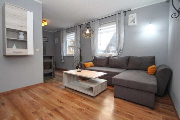 Sfeervol golfappartement in Malchow, 300 meter van het meer - thumbnail 3