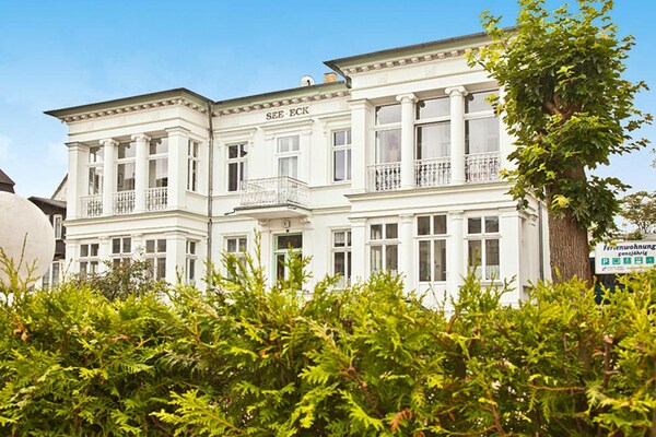 Sfeervol appartement in Villa See-Eck, 200 meter van strand Ahlbeck - thumbnail 1