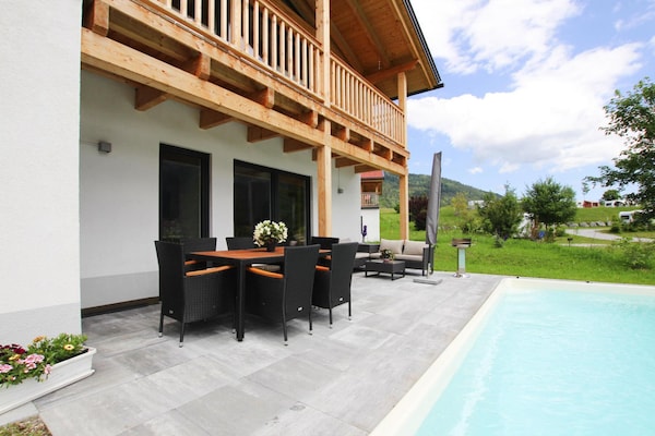 Aan de piste: Luxe chalet in Inzell met privézwembad voor 6 personen - thumbnail 4