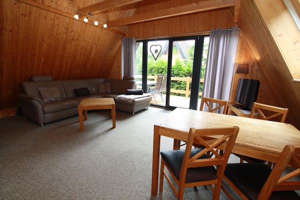 Aan het meer: Rustgevend vakantiehuis in Clausthal-Zellerfeld · 5 pers. - thumbnail 4