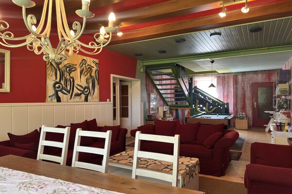 Groepshuis voormalige gelddrukkerij aan de Innerste voor 20 personen in de Harz - thumbnail 6