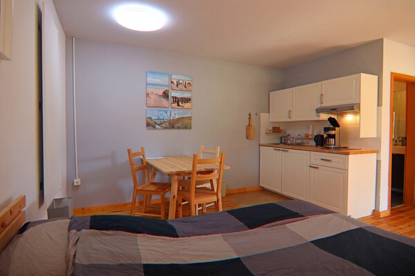 Op 300 m van het meer: Knus appartement Relax DZ Ap5 in Mirow - thumbnail 5