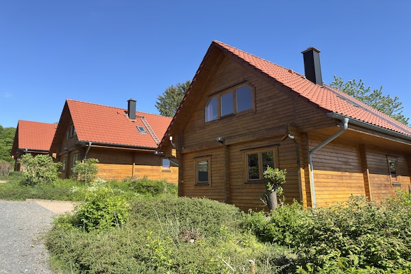 Sfeervol vakantiehuis Blockhaus II in Bad Sachsa voor 6 personen - thumbnail 1