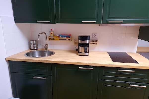 Op 300 m van het meer: Compact appartement voor 2 personen in Mirow - thumbnail 6