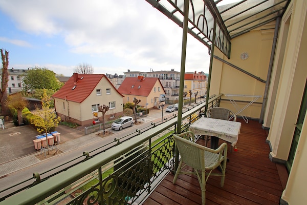 Appartement met zeezicht op 100m van het strand in Ahlbeck - thumbnail 4