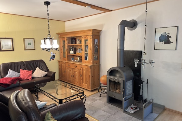 Knus appartement met sauna en houtkachel op 100m van de piste in Clausthal-Zellerfeld - thumbnail 5
