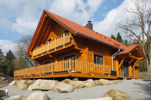 Luxe vakantiehuis voor 4 in Schierke, 100m van de Kalte Bode - thumbnail 1