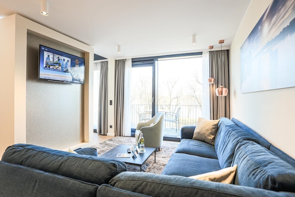 Kompass Maisonette: 70m² luxe aan de Müritzsee met balkon, wellness & wifi - thumbnail 5