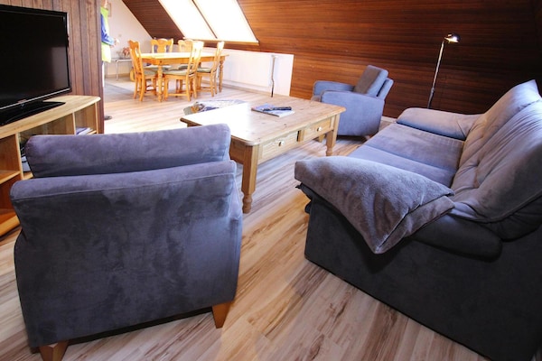 Golfvilla Andrea 6: Ruim appartement aan de golfbaan bij Westerland - thumbnail 5