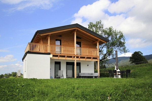Chalet Gamsknogel Inzell met privézwembad aan de piste - thumbnail 5