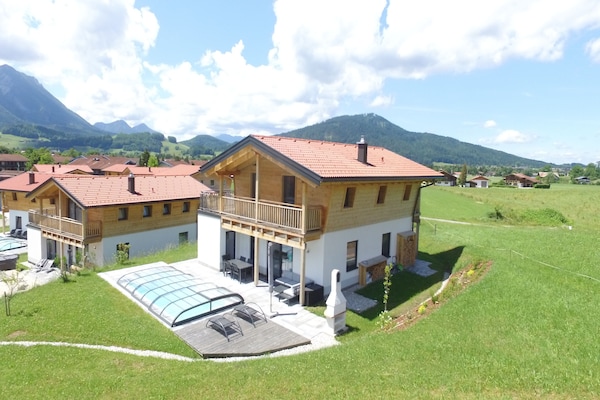 Chalet Gamsknogel Inzell met privézwembad aan de piste - thumbnail 6