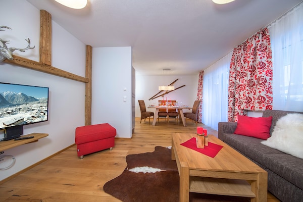Ruim appartement voor 8 personen direct aan de Wildkogelbahn - thumbnail 2