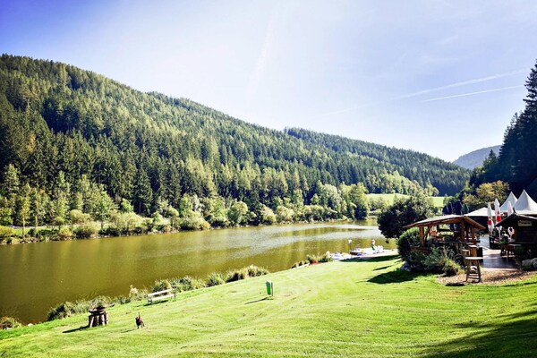 Knusse houten hut aan de Trabochersee voor 4 personen - thumbnail 6