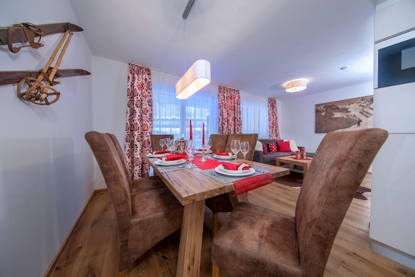 Helios Appartements: Luxe familieappartement aan de piste in Neukirchen - thumbnail 6