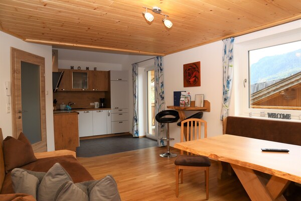 Knus appartement voor 5 aan de voet van de Wildkogel, uitzicht op Hohe Tauern - thumbnail 6