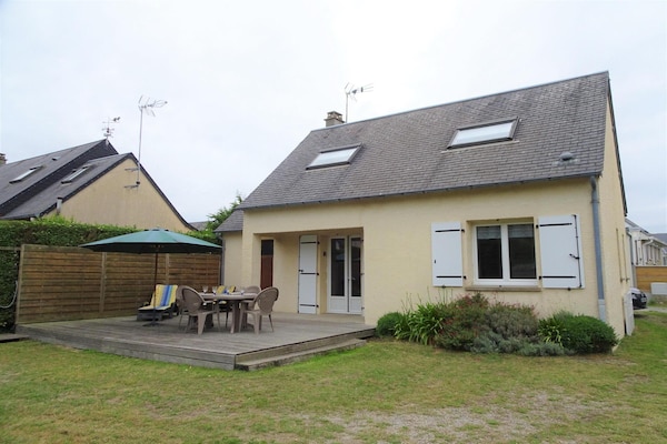 Licht vakantiehuis op 400m van strand in Portbail met omheinde tuin - thumbnail 6