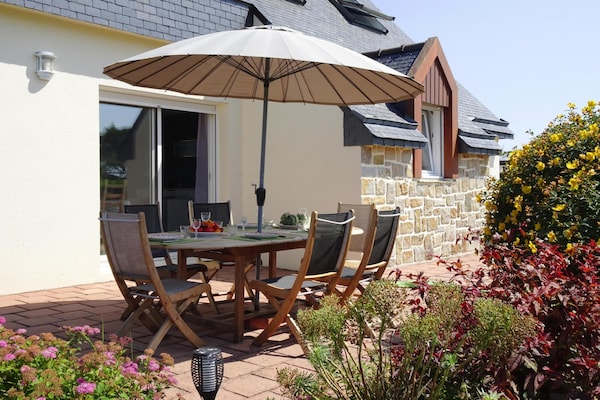 Vrijstaand vakantiehuis met tuin, 400m van baai bij Paimpol - thumbnail 2