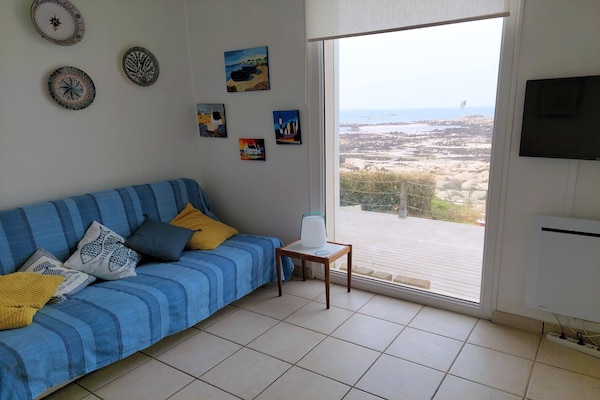 Aan zee: sfeervol vakantiehuis met panoramisch uitzicht in Plouescat - thumbnail 5