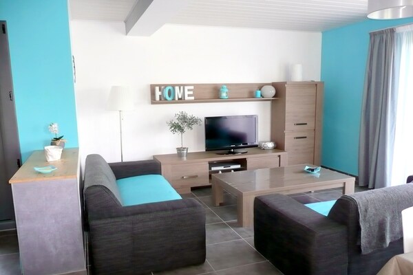 Licht vakantiehuis op 500m van zee in Telgruc-sur-Mer met ruime slaapzolder - thumbnail 3