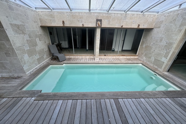 Vakantiehuis met privézwembad in Le Porge voor 10 personen - thumbnail 3