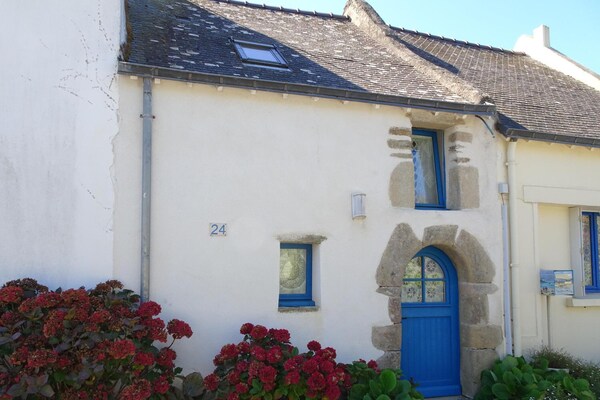 Op 750 m van zee: Charmant vakantiehuis in St. Gildas-de-Rhuys - thumbnail 1