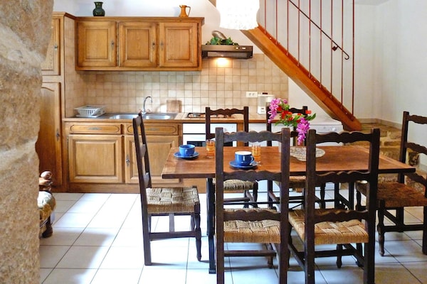Authentiek stenen vakantiehuis voor 5 in Chambonas met zwembad - thumbnail 3