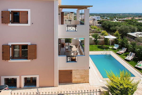 Villa Harmony of Nature: privézwembad bij Rethymno, 2 km van strand - thumbnail 5
