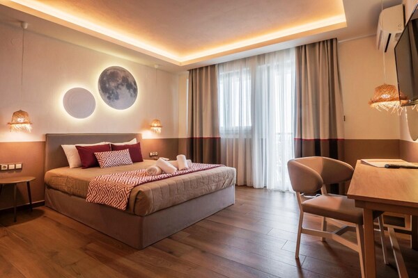 Op 300 m van het strand: Modern appartement in Gerakini - thumbnail 5