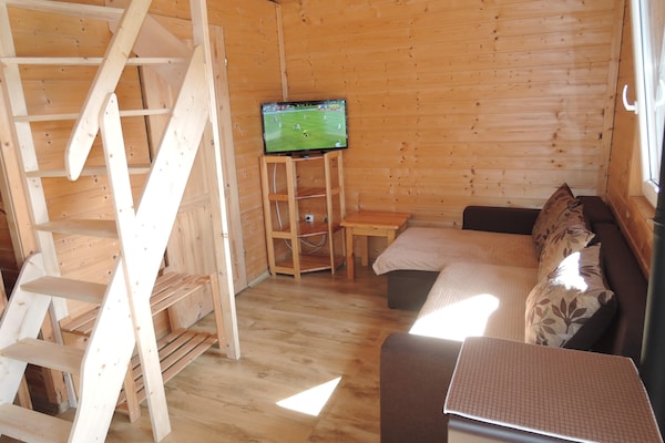 Gezinsbungalow met verwarmd zwembad op 850 meter van het strand in Miedzyzdroje - thumbnail 5
