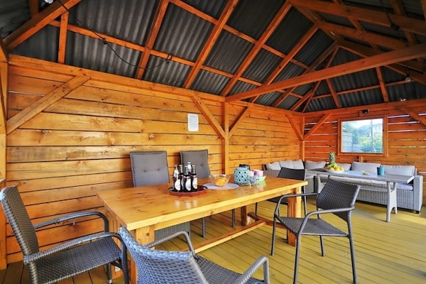 Strandappartement voor 6 met tuin, BBQ en WLAN op 80m van zee - thumbnail 2
