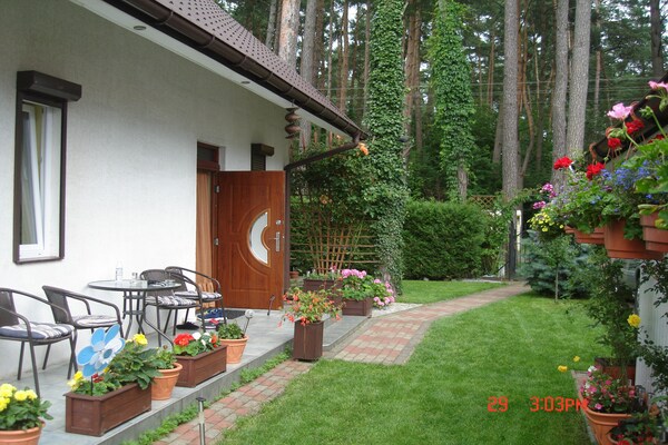 Vrijstaand vakantiehuis bij het meer in Morzyczyn, 200m van strand - thumbnail 5