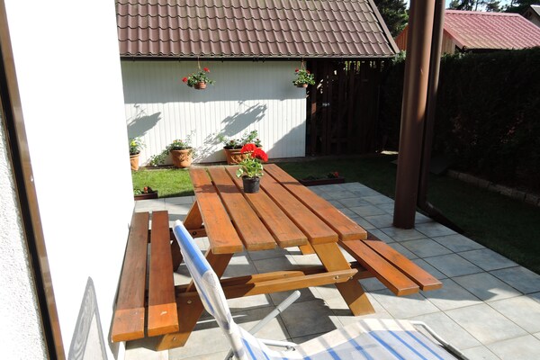 Vrijstaand vakantiehuis bij het meer in Morzyczyn, 200m van strand - thumbnail 4