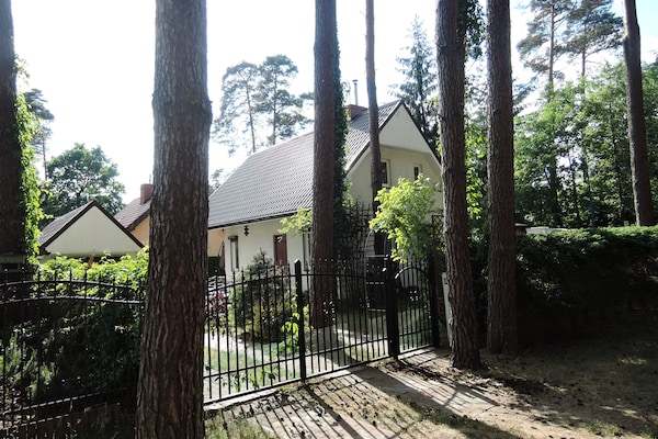 Vrijstaand vakantiehuis bij het meer in Morzyczyn, 200m van strand - thumbnail 2