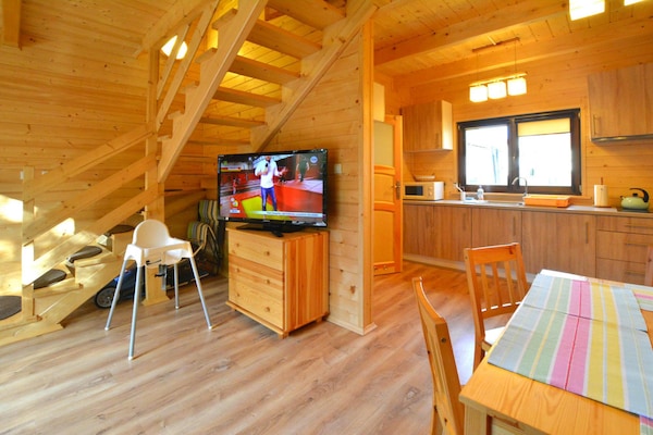 Houten vakantiehuis nabij strand en bos in Grzybowo - thumbnail 3