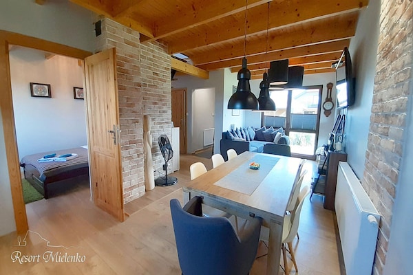 Op 850 m van zee: Comfortabel vakantiehuis met wellness in Mielenko - thumbnail 5