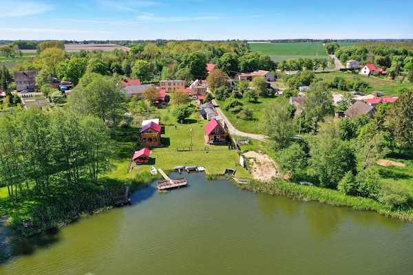 Knusse stacaravan aan het meer van Ostrowiec met privéstrand en watersport - thumbnail 2